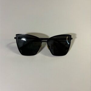 Black Cat-Eye Sunglasses